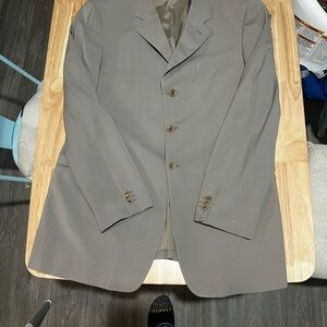 Men's Classic Tan Blazer 100% wool
